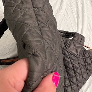 Medium Metro Tote Gray (used condition) with Dawn Metro Pouch (good condition)